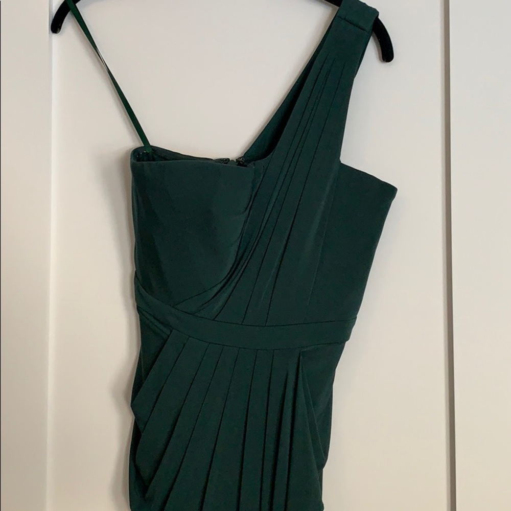 Bcbg hunter green dress
